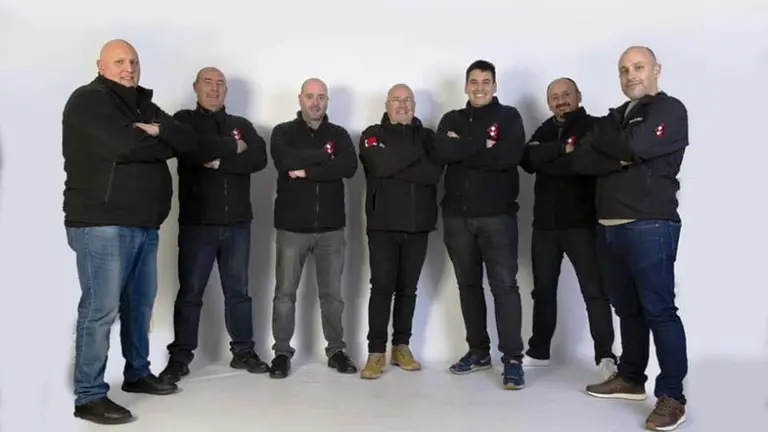 Los integrantes de Carnavaldelnorte de Santo&ntilde;a.