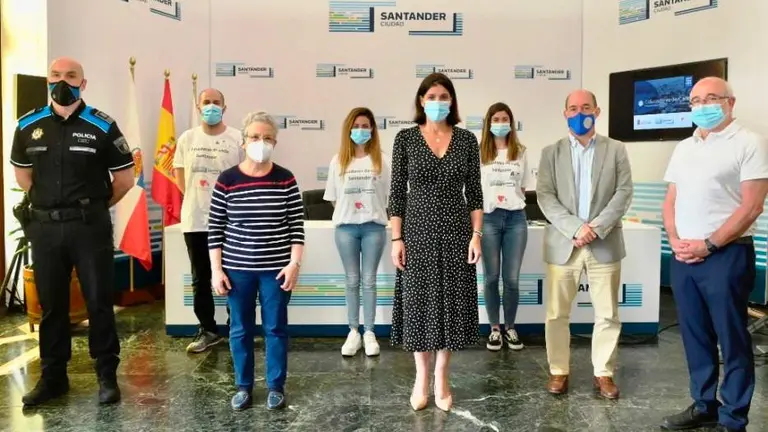 Participantes en el programa Educadores de Calle en Santander.