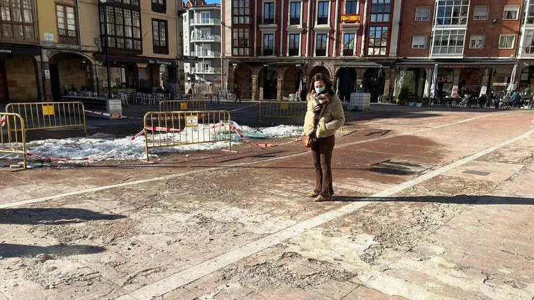 Estado que presenta la Plaza Baldomero