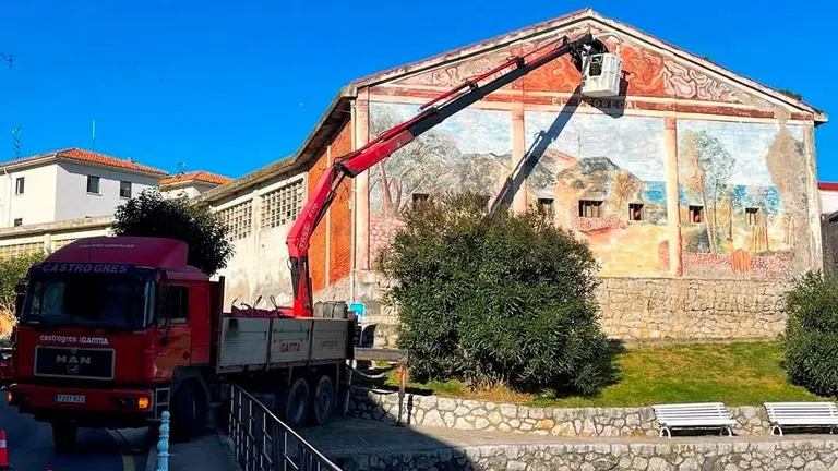 Fachada en la zona de Pedregal, en Castro Urdiales.