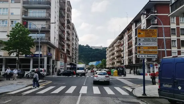 Casco urbano de Laredo. R.A.