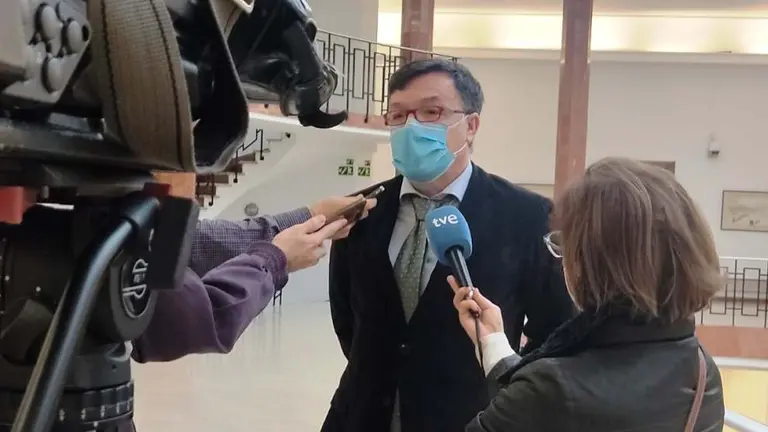 El portavoz de Vox en el Ayuntamiento de Santander, Guillermo P&eacute;rez.