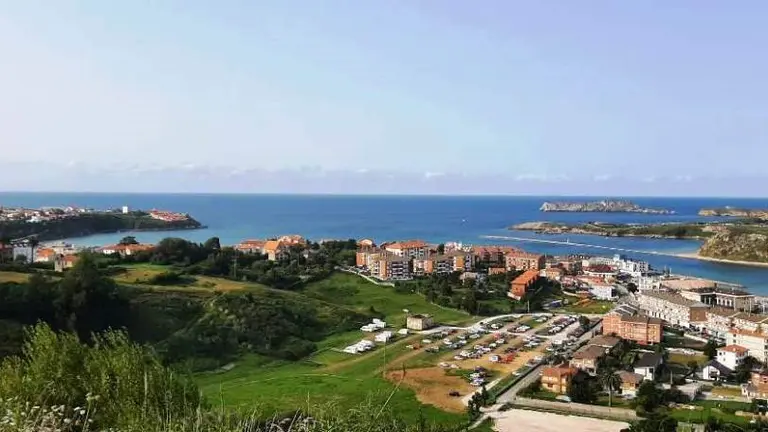 Vista del municipio de Suances.