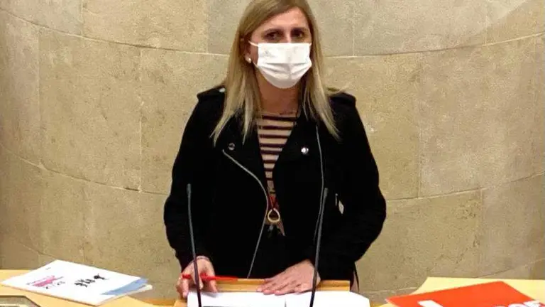 La secretaria de Organización del PSOE de Cantabria, Noelia Cobo.