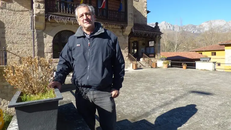 El alcalde de Cillorigo de Liébana, Jesús María Cuevas. R.A.