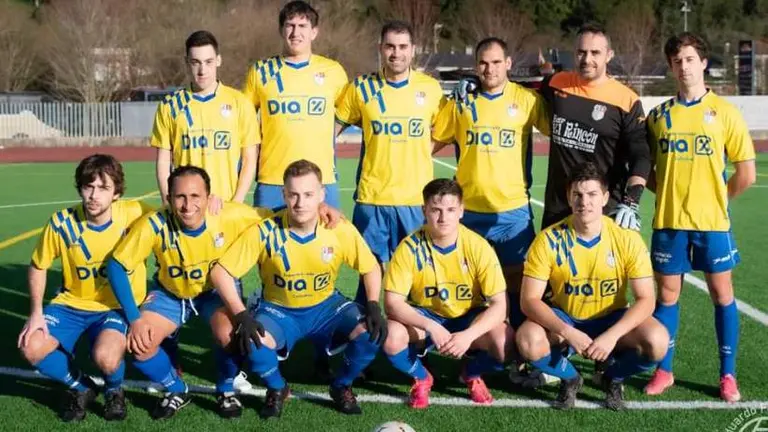 Equipo del Jes&uacute;s del Monte f&uacute;tbol de Segunda Regional. Eduardo Fern&aacute;ndez Quintana