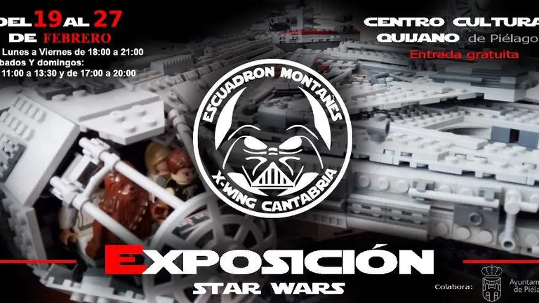 Cartel de la exposici&oacute;n de Star Wars.