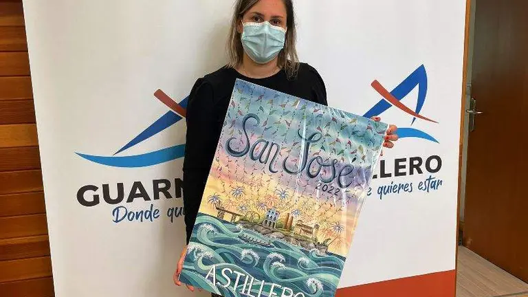 Cartel de las fiestas de San Jos&eacute; que se celebrar&aacute;n en marzo en El Astillero.