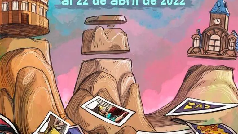 Cartel del Concurso de C&oacute;mic Torrelavega 2022.