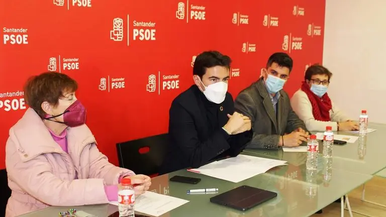 Reuni&oacute;n de la Ejecutiva del PSOE de Santander.