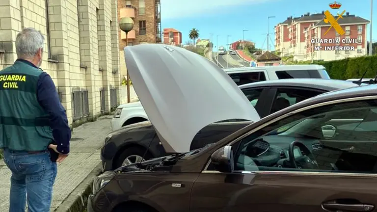 Coches vendidos detectados por la Guardia Civil.