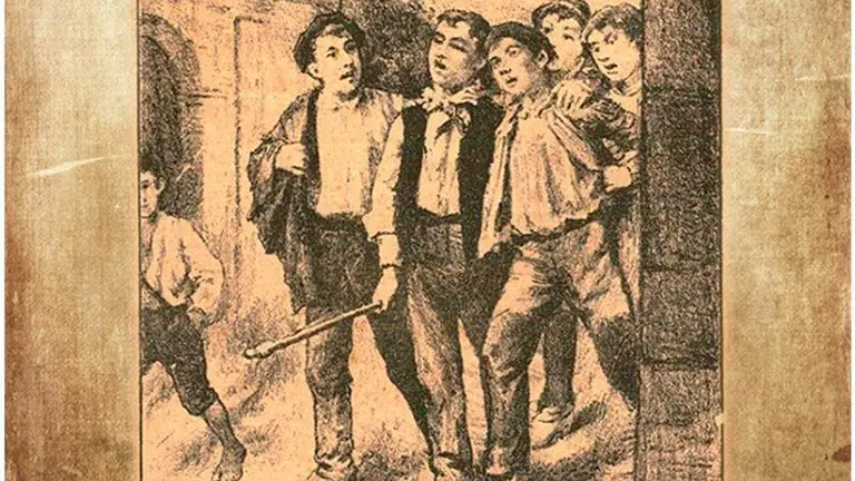 Cartel del canto de Las Marzas en Pi&eacute;lagos.