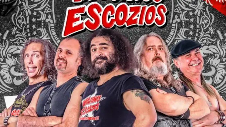 Cartel del grupo Los Mojinos Escoz&iacute;os.