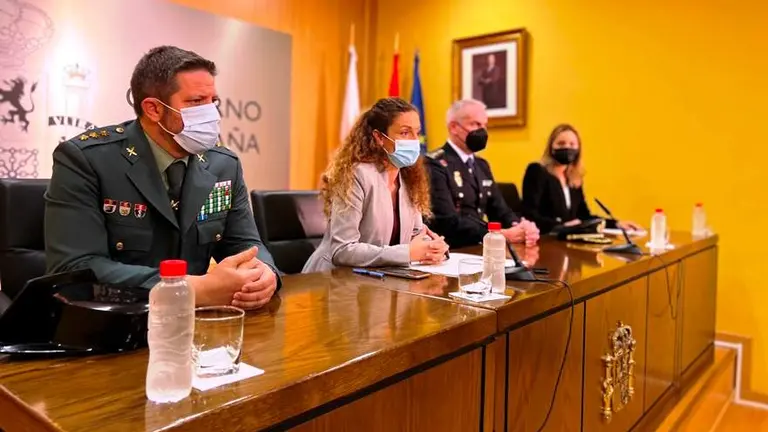 La delegada del Gobierno en Cantabria, Ainoa Quiñones, presentó la memoria sobre las violencia de género.