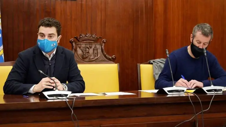 El concejal de Empleo del Ayuntamiento de Santander, Daniel Portilla (PP), en la comisi&oacute;n.
