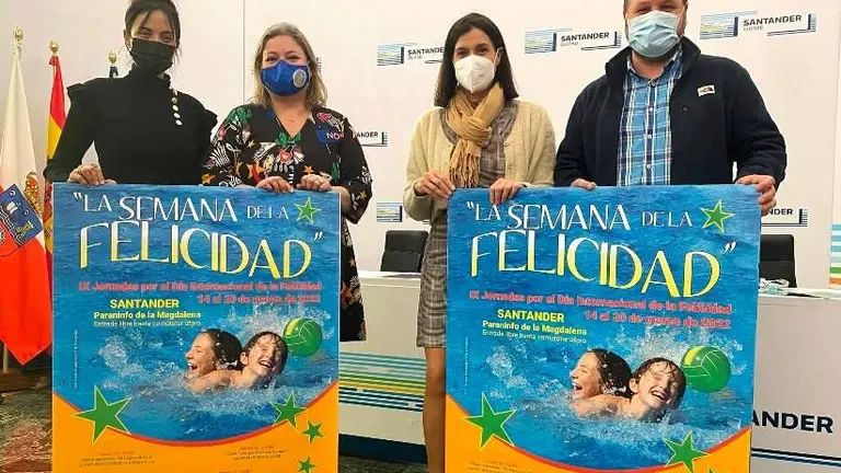 Presentaci&oacute;n de la Semana de la Felicidad en Santander.
