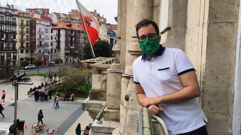 El secretario Juventudes Regionalistas Santander, Diego Garc&iacute;a Mara&ntilde;a.