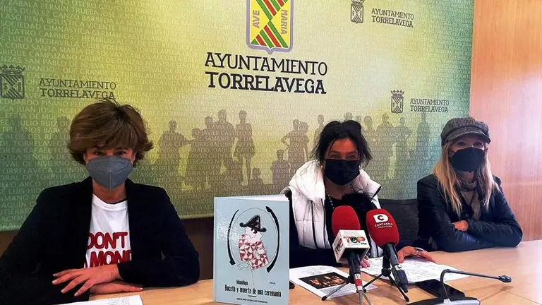 Presentación del homenaje a Aquilino Ceballos en Torrelavega.