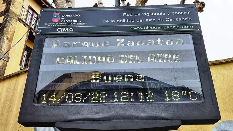 Torrelavega en 2021 tuvo niveles de partículas PM10 similares a otros grandes núcleos urbanos de Cantabria.