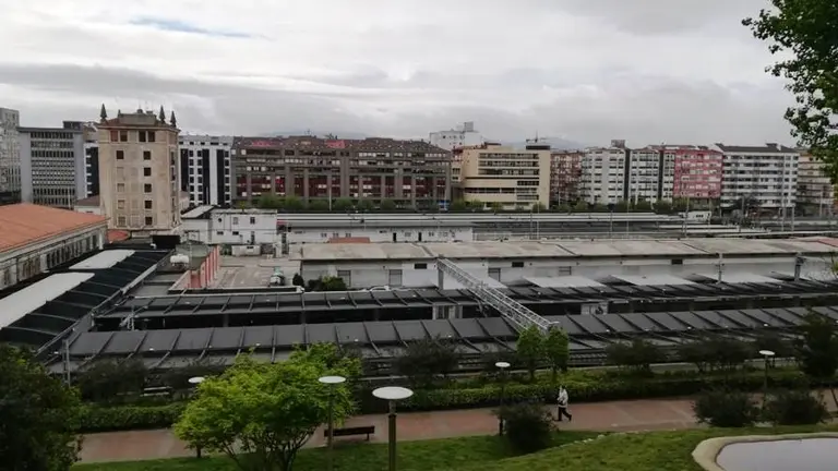 Estación de tren de Santander. R.A.