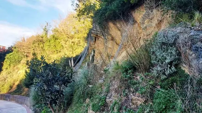 Talud en Castro Urdiales.