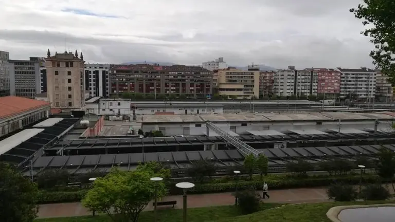 Estación de tren en Santander. R.A.