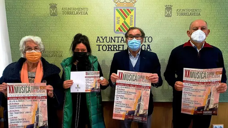 Presentación del ciclo de música religiosa en Torrelavega.