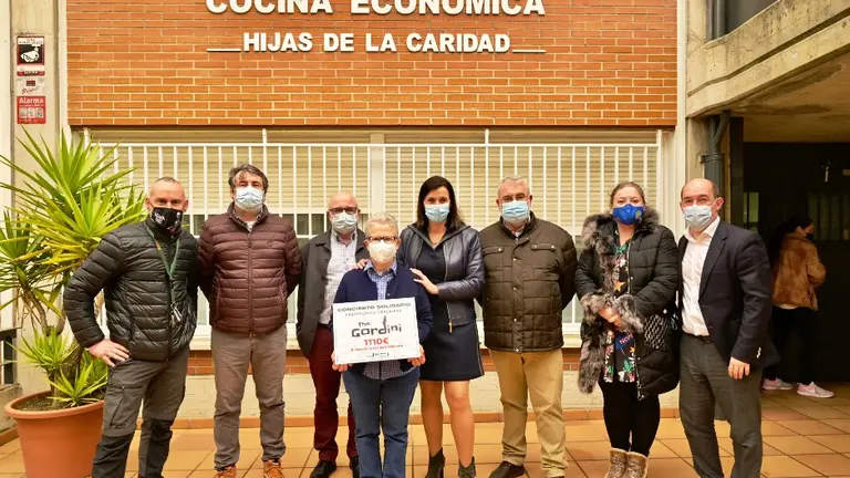 Recaudaci&oacute;n del concierto entregada a la Cocina Econ&oacute;mica en Santander.