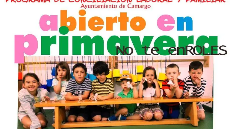 Cartel del programa Abierto en Primavera.