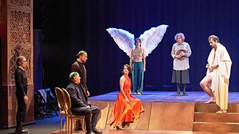 Representación de Lo fingido verdadero.