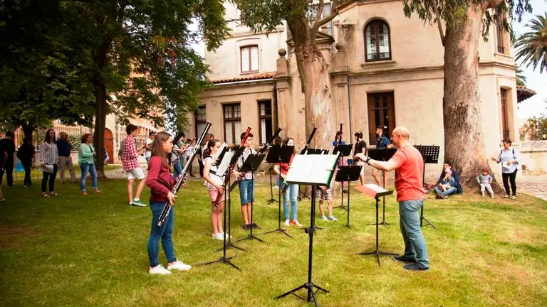 Concierto en la Finca Altamira, en Santander.
