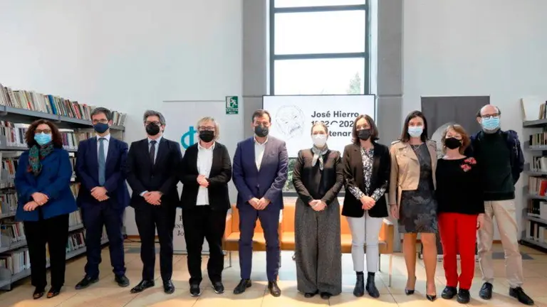 Presentación de los actos del Centenario de José Hierro en Madrid.