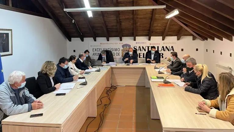 Sesión plenaria de Santillana del Mar.