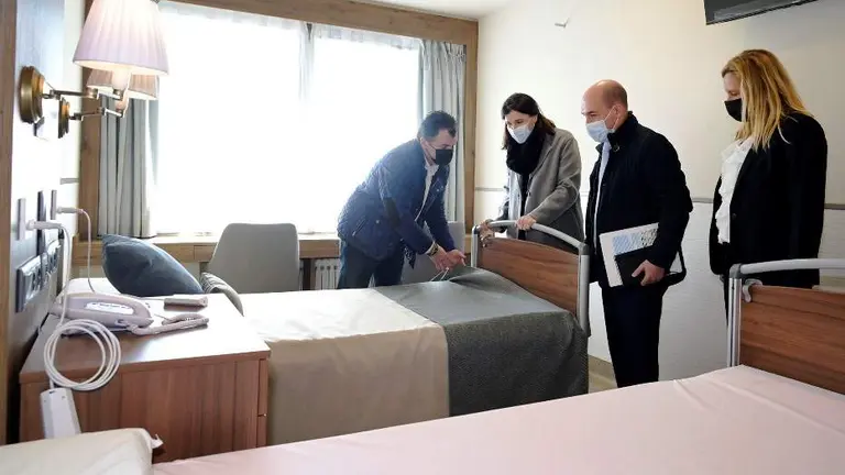 Visita a la residencia La Pereda, en Santander.