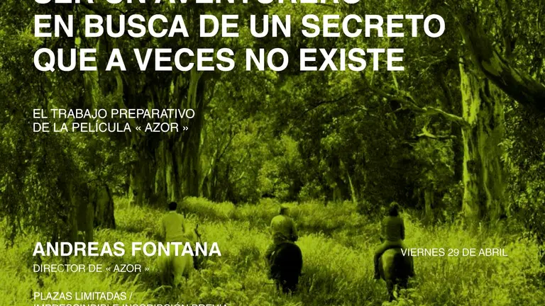 El director Andreas Fontana proyectará su película.