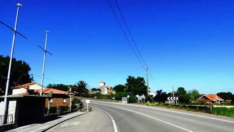 Carretera del municipio de Marina Cudeyo. R.A.