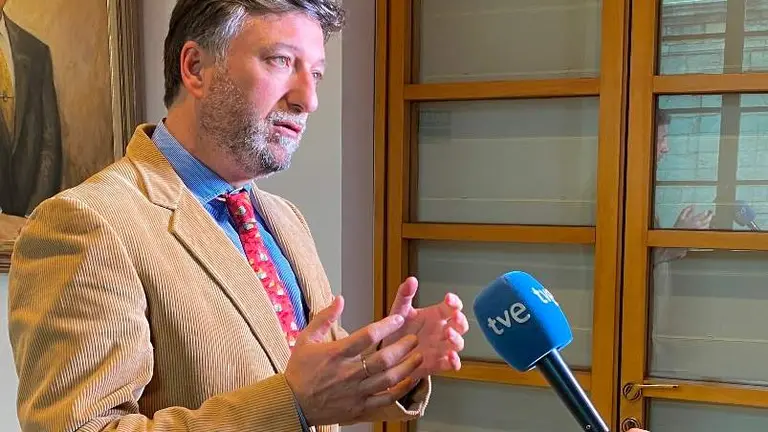 El portavoz parlamentario de Vox Cristóbal Palacio.