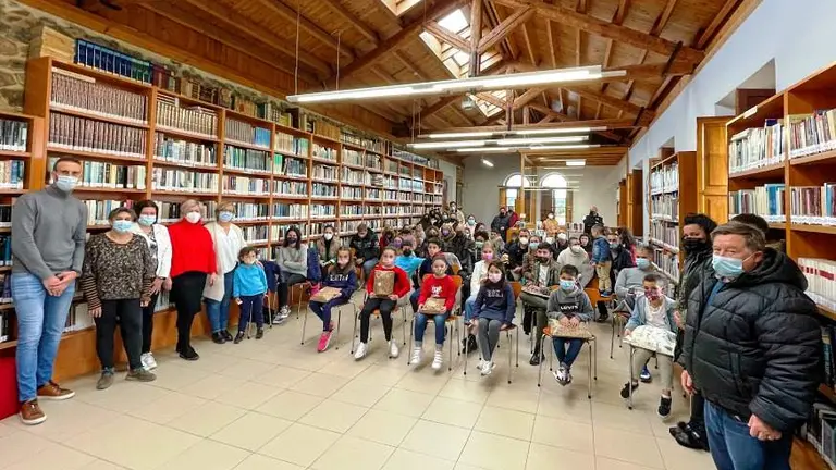 Los alumnos asistieron al acto de entrega de los premios en Polanco.