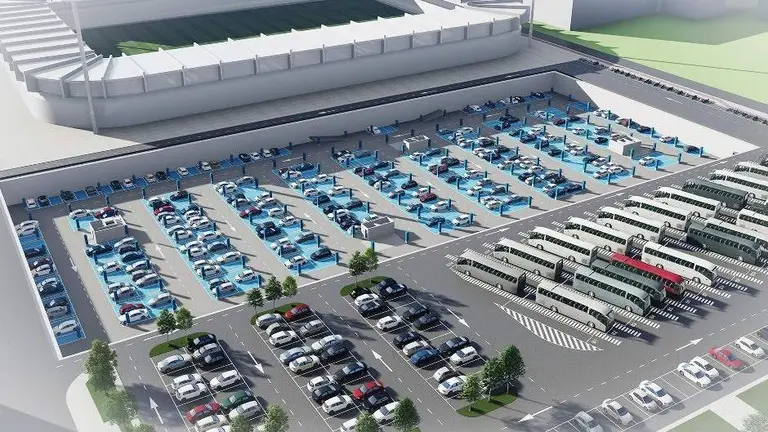 Infograf&iacute;a del futuro aparcamiento en El Sardinero.