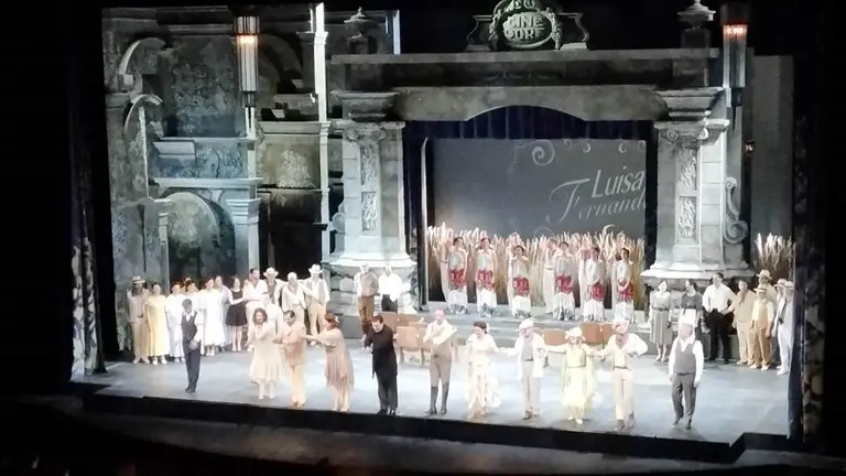 Representación de Luisa Fernanda en el Palacio de Festivales.