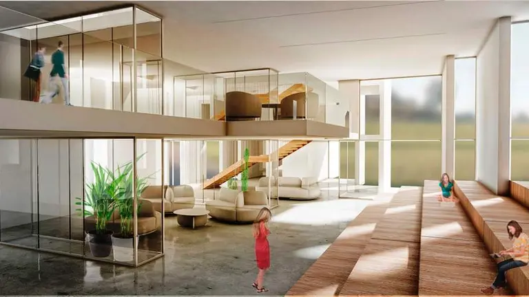 Infografía del Centro Empresarial de Santander.