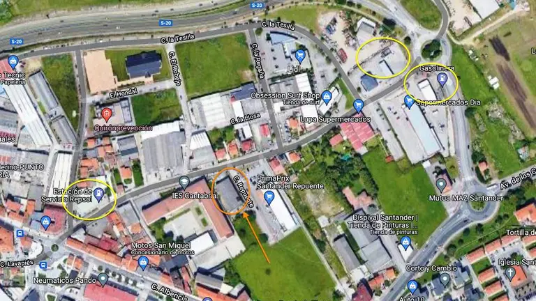 El PSOE de Santander denuncia la gasolinera en Repuente.