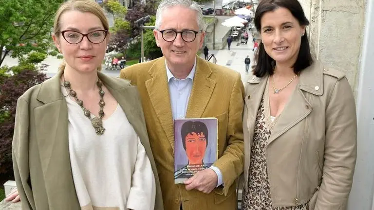 Presentación del homenaje al artista local, Pío Muriedas.