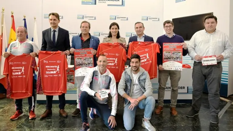 Presentaci&oacute;n dela Media marat&oacute;n de Santande y la prueba de seis kil&oacute;metros.