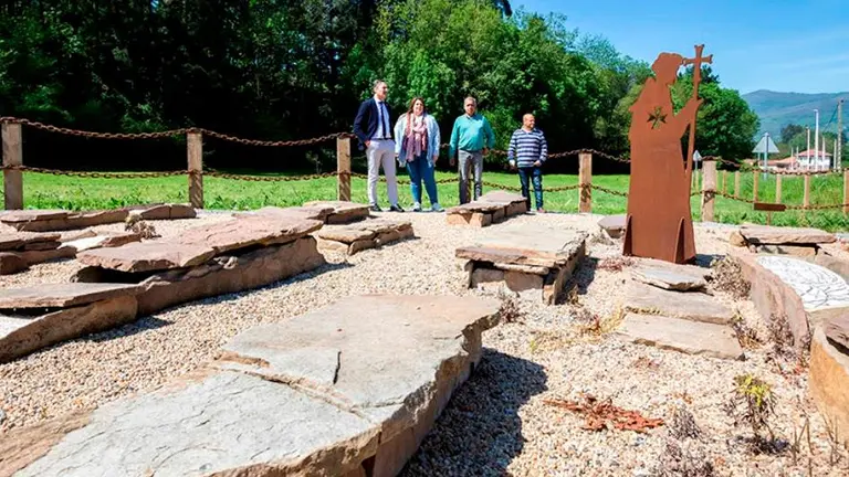 Arenas de Iguña cuenta con un área de interpretación cristiano medieval.
