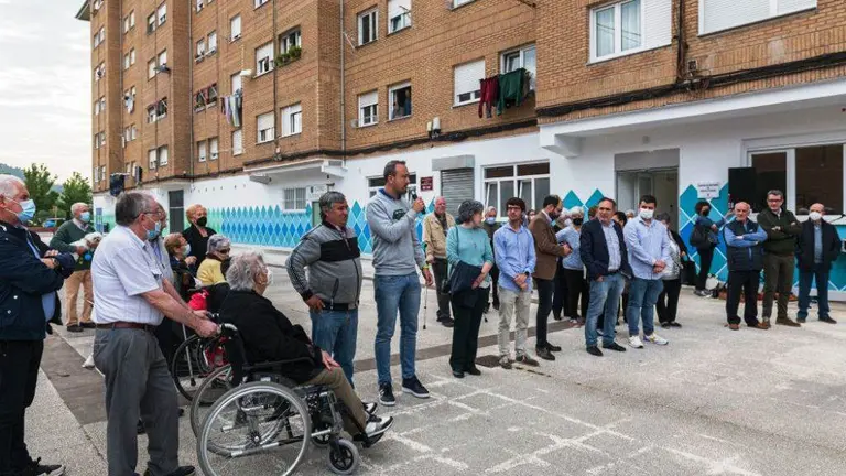 Inauguración del espacio para los mayores en Torrelavega.