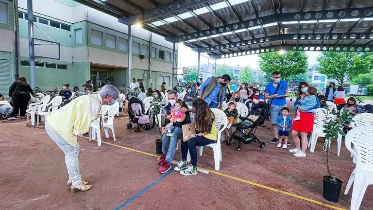 Niños en el municipio de Polanco.