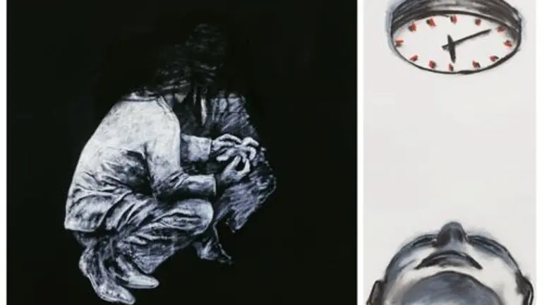 Dibujos del artista Juan Muñoz.