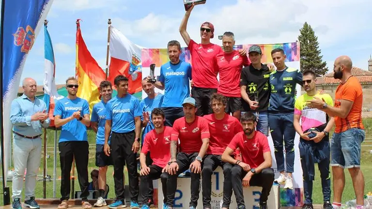 Entrega de premios del campeonato de Trail en Reinosa.