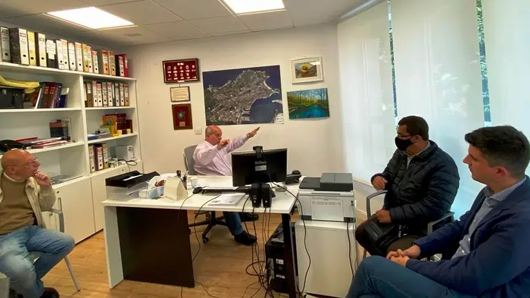 El portavoz del Grupo municipal del PSOE, Daniel Fern&aacute;ndez, en la FECAV.